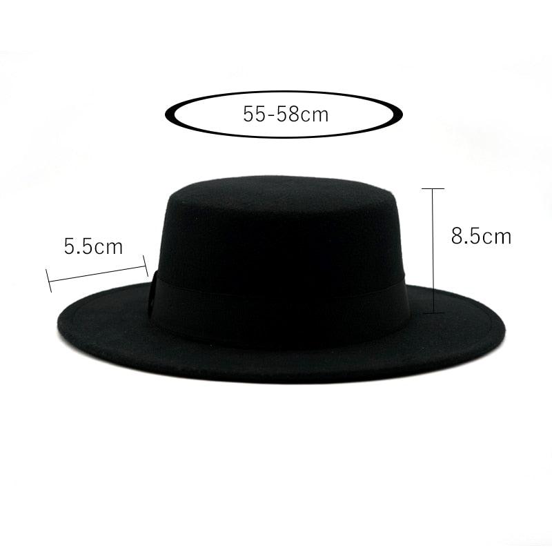 One Size Winter Autumn Cotton Women Men Fedoras Lady Retro Wide Brim Hat Belt Fedora Hat Top Lightweight Caps Everyday Wear Hats Summer Sun Hat