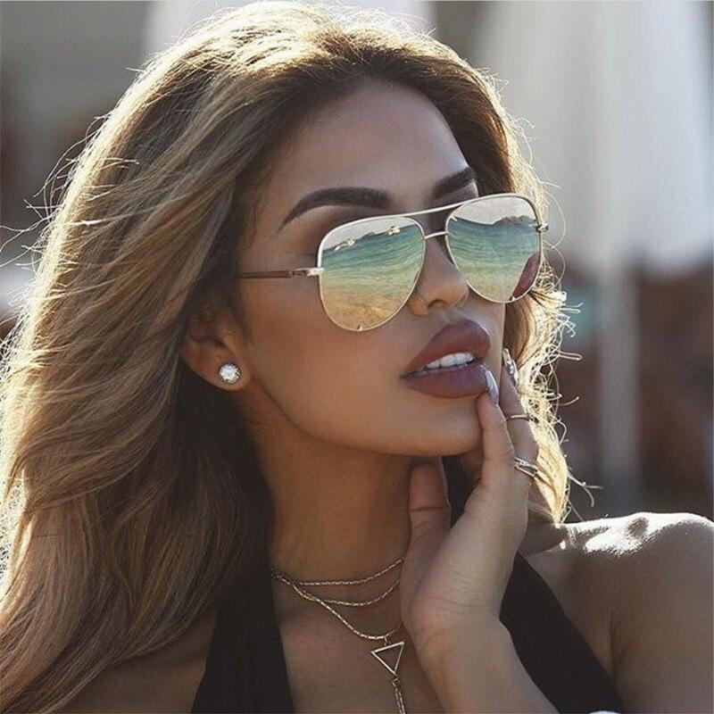 Luxury Lady Vintage Round Metal Sunglasses For Driving Black Retro Mirror Sunglasses Woman Shade Sunglasses With UV400 Protection