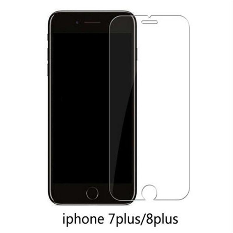 3PCS Transparent Protective Glass For iPhone 13 12 11 X XS Max Mini XR Tempered Glass For iPhone 7 8 6 Plus SE Screen Protector Scratch Resistant Screen Guard 9H Hardness Screen Protector