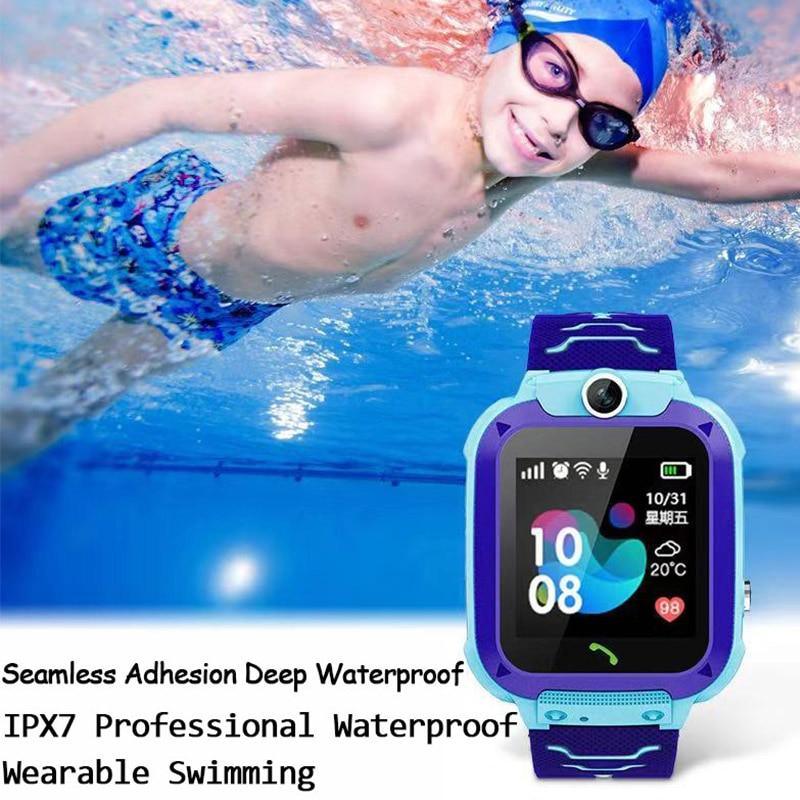 New Children's Smart Watch With SOS Smartwatch For Kids With Sim Card and Photo Camera Waterproof IP67 Protection Excelent Gift for Kids Support IOS and Android Sistems