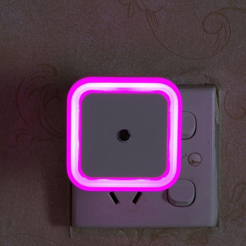 STEVVEX Wireless Sensor LED Night Light with EU and US Plug Mini Square Night Lights For Baby Room Bedroom Corridor Lamp multi purpose