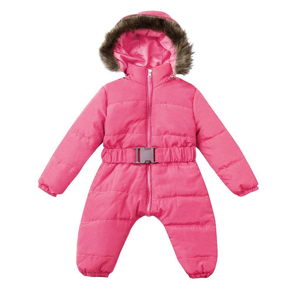 Winter Clothes For Infant Baby Hooded Warm Thick Snowsuit Jumpsuit Romper for Boys and Girls Style