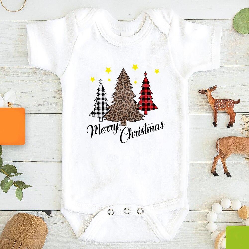 Baby Girl / boy Clothes Cute Dog Christmas Print One-Pieces Bodysuit for Newborns Design