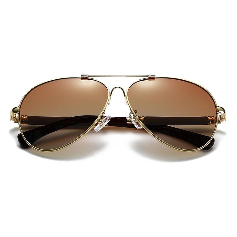 High Quality TR90 Luxury Modern Men Polarized Sunglasses In Aviation Pilot Famous Style with UV400 Protection and Miror Glasses