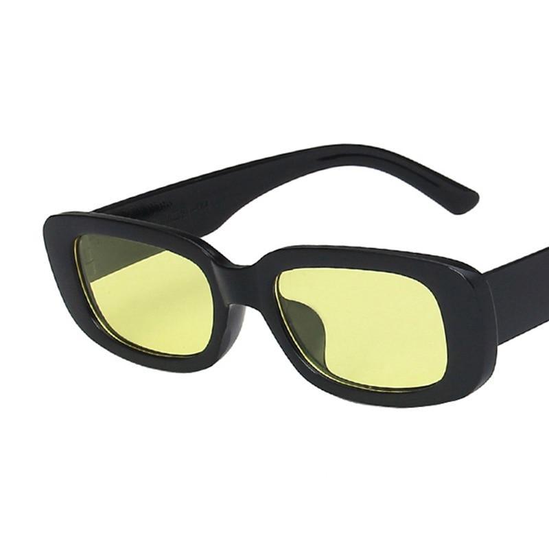 Vintage Retro Small Rectangle Sunglasses Women Brand Designer Square Sunglasses Shades Female UV400