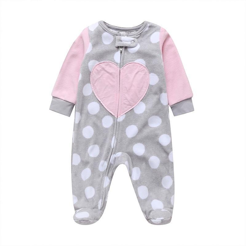 Modern Cartoon Unicorn Baby Girl Jumpsuit Footies Romper For Newborn Boy and Girls In Trend Design