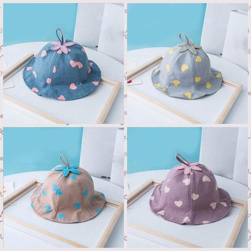 Baby Girl Summer Outdoor Beach Floral Lovely Lace Princess Bucket Sun Hat For Girls