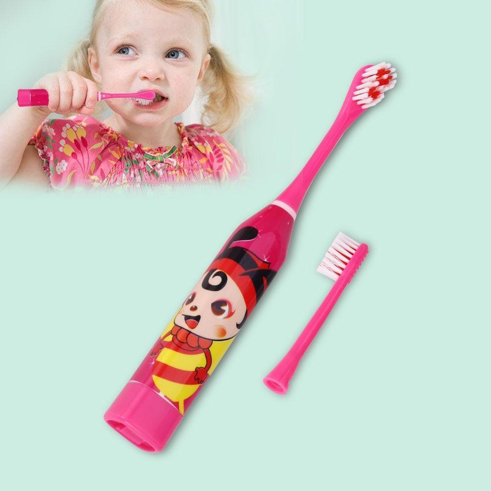 Cartoon Children Electric Toothbrush Double-sided Heads Electric Teethbrush Or Replacement Brush Perfect Electric Brush For Kids