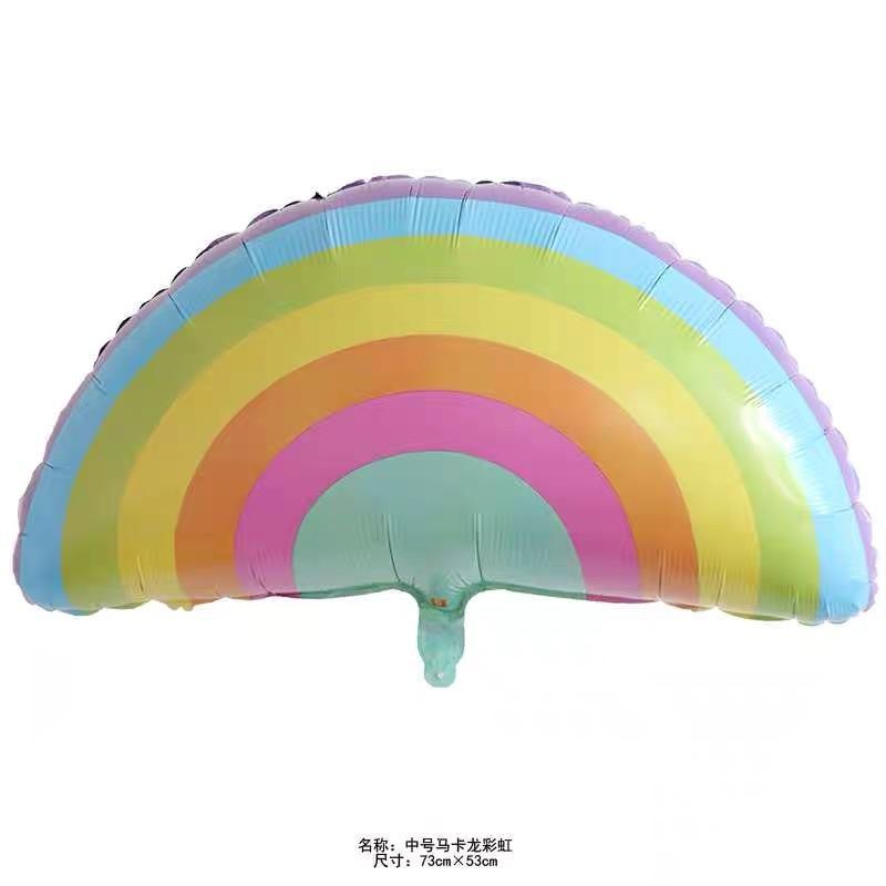 Big Popular Decorations Ballons in Donuts Lip Stick Ice Cream and Rainbow Style Balloons For Kids Baby and Birthday Decorations Inflatable Helium