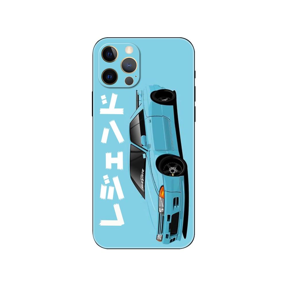 Black Phone Case Mask for iphone 5 5s se 2020 6 6s 7 8 plus x 10 XR XS 11 12 mini pro MAX Back Cover Sports Car Transparent Phone Case Silicone Back Cover For iPhone