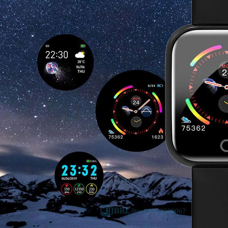 STEVVEX LATEST Smart Watch Women Men Smartwatch For Android IOS Electronics Smart Clock Fitness Tracker Silicone Strap Smart-watch Hours