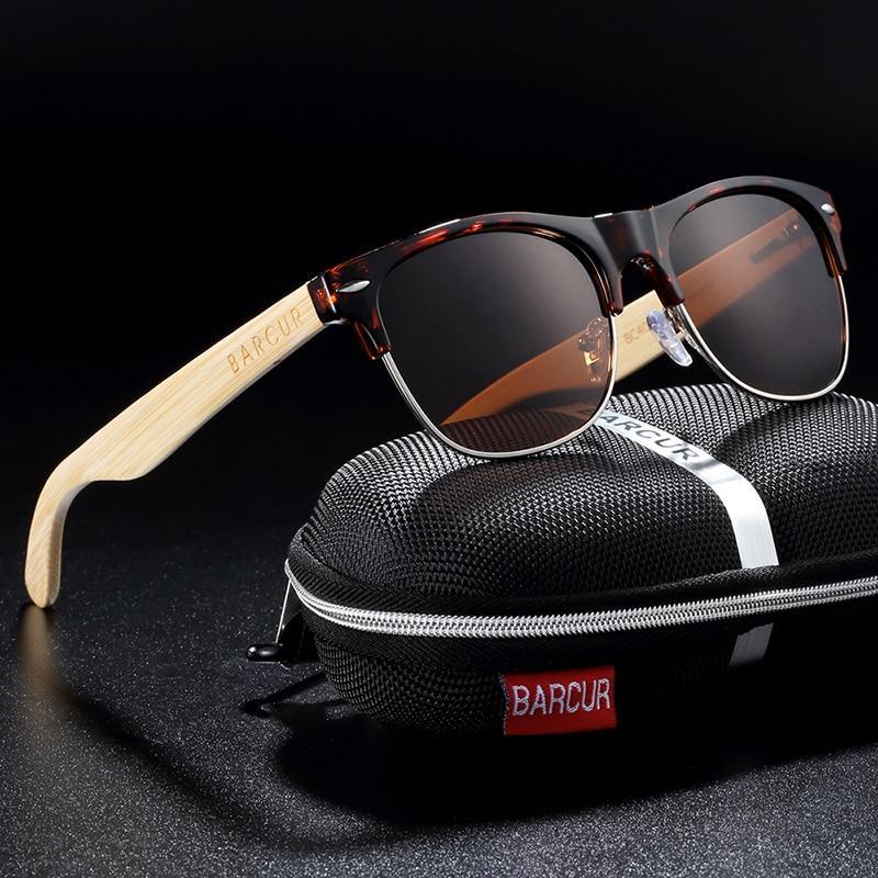 Brand Bamboo Handmade Luxury Polarized Modern and Retro Wood Sunglasses for Men and Women With UV400 Protection