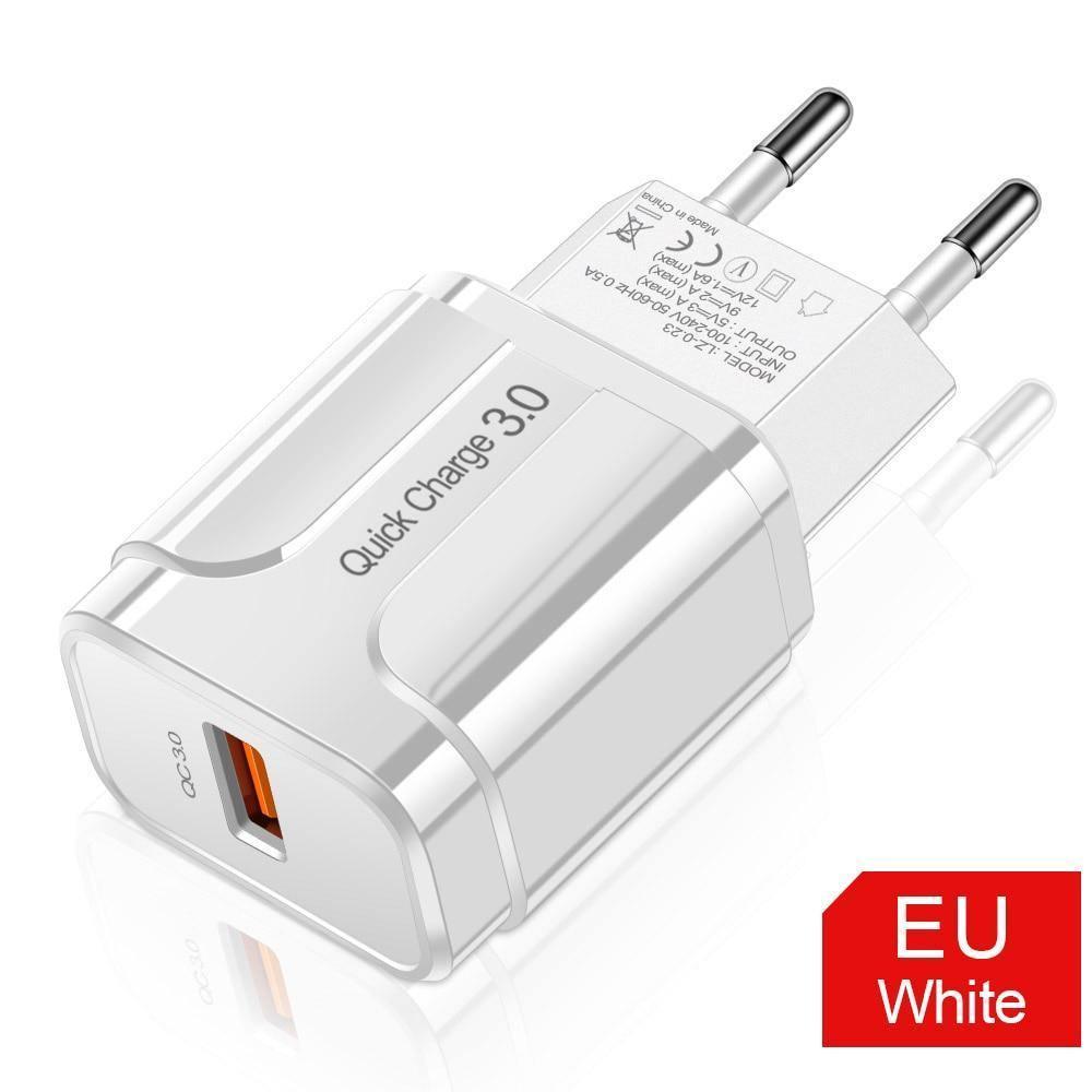 Portable 5V 3A Universal Charger USB Phone Chargers Quick Charge 3.0 Fast Charging