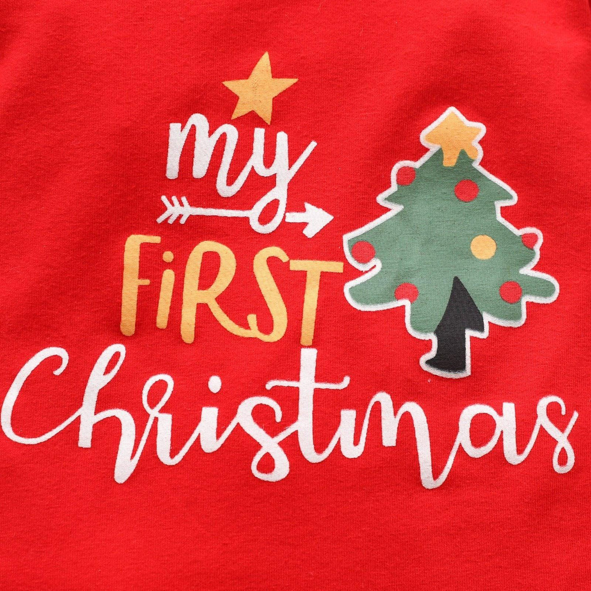 Newborn Toddler Baby Girls Christmas Cartoon Romper Bodysuit+Bowknot Skirt Set Dress Unique Design