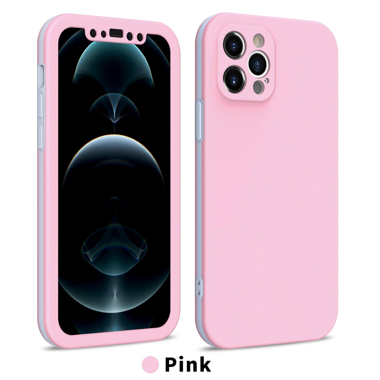 Full Cover Protective Phone Case For iPhone 12 Mini 11 Pro XS Max X XR 6 7 8 Plus Soft Silicone Shockproof Cover Full Body Anti-Shock Protection Drop Protection Silicone iphone Cover