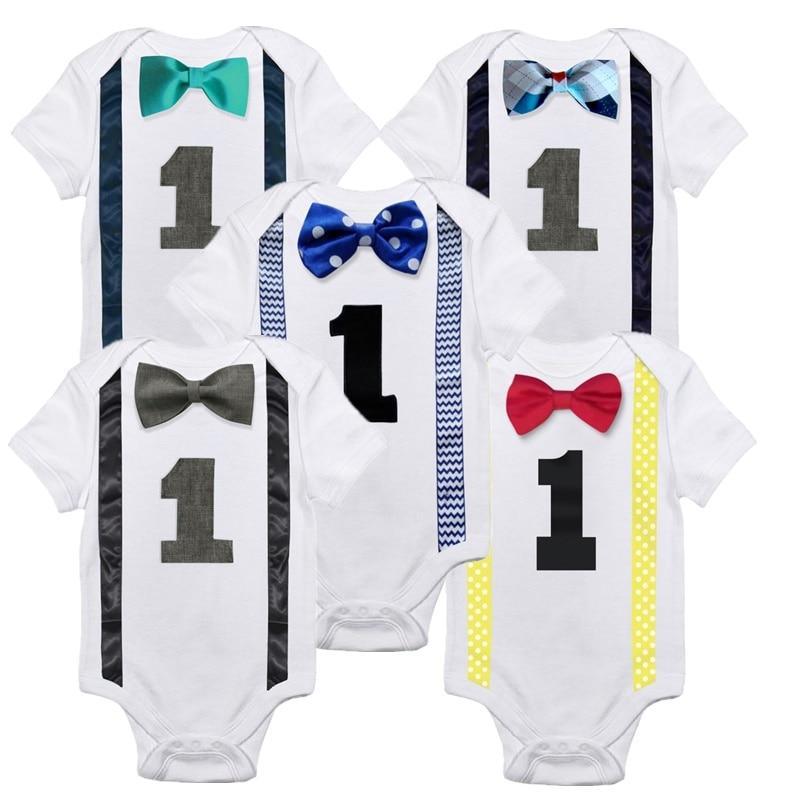 Baby Clothing Bow Body Rompers Clothing Newborn Baby Clothes Jumpsuit for Baby Boys and Girls For Birthday Party