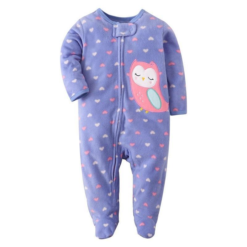 Modern Cartoon Unicorn Baby Girl Jumpsuit Footies Romper For Newborn Boy and Girls In Trend Design