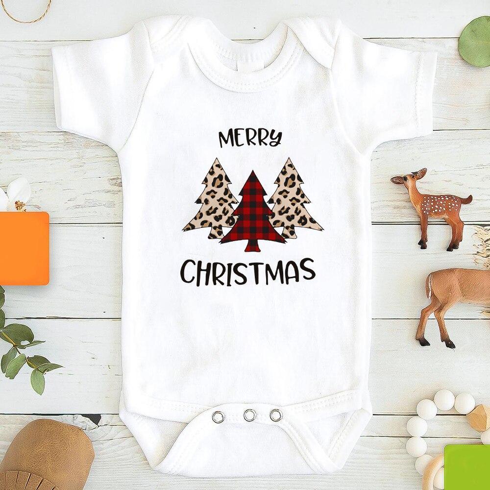 Baby Girl / boy Clothes Cute Dog Christmas Print One-Pieces Bodysuit for Newborns Design