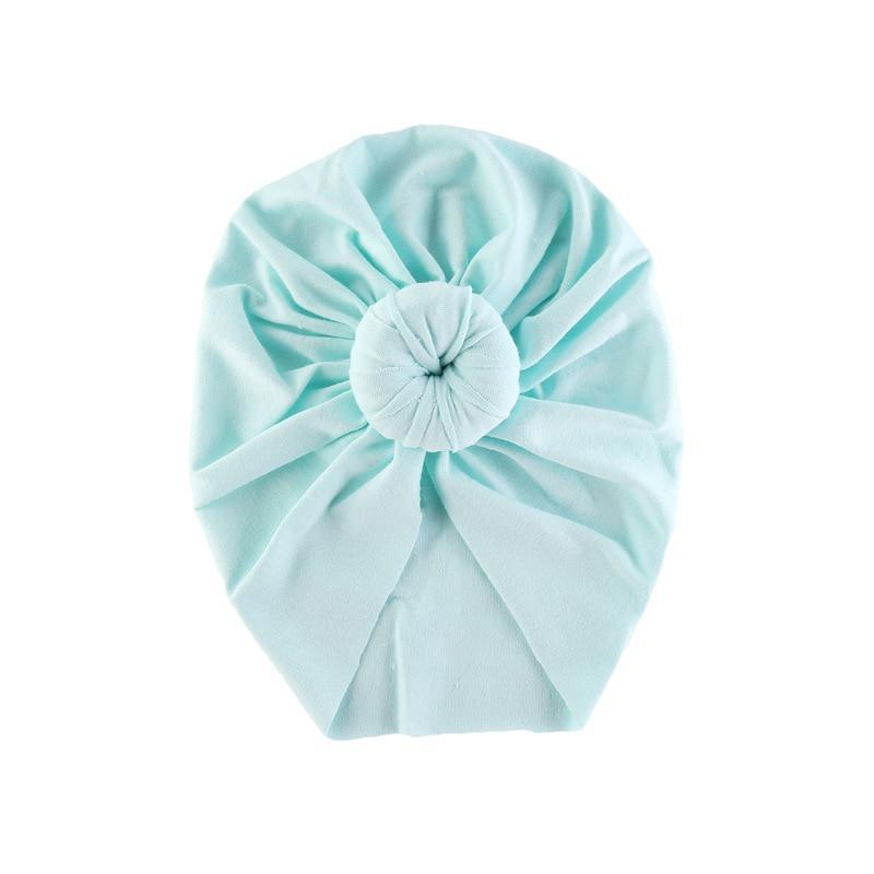 Infant Baby Headbands Solid Cotton Knot Turban Headband For Girls Beanie Hat Headwear For Girls