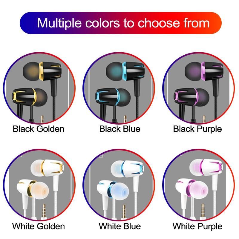 STEVVEX Headphones wired Earphone E18 Adjustable volume pause/play For mobiles earbuds wire Headset for smartphone