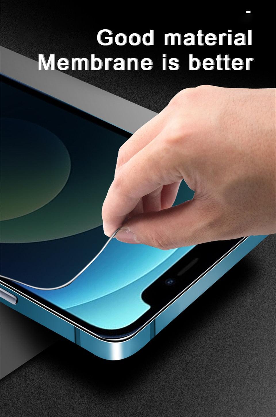 Anti Spy Ceramic Film For Iphone 13 12 11 Pro Max Mini Xr Xs Max Se 2020 8 6s 7 6 Plus Se3 Mobile Phone Screen Protector Anti-scratch, Ultra-clear Screen Protector Film For Iphone