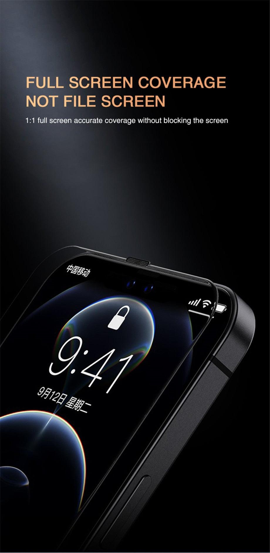 Full Cover Anti-Spy Screen Protector For iPhone 11 12 13 PRO MAX Privacy Glass For iPhone 14 Pro 8 Plus XS Max XR Tempered Glass Anti-Spy Privacy Screen Protector for iPhone