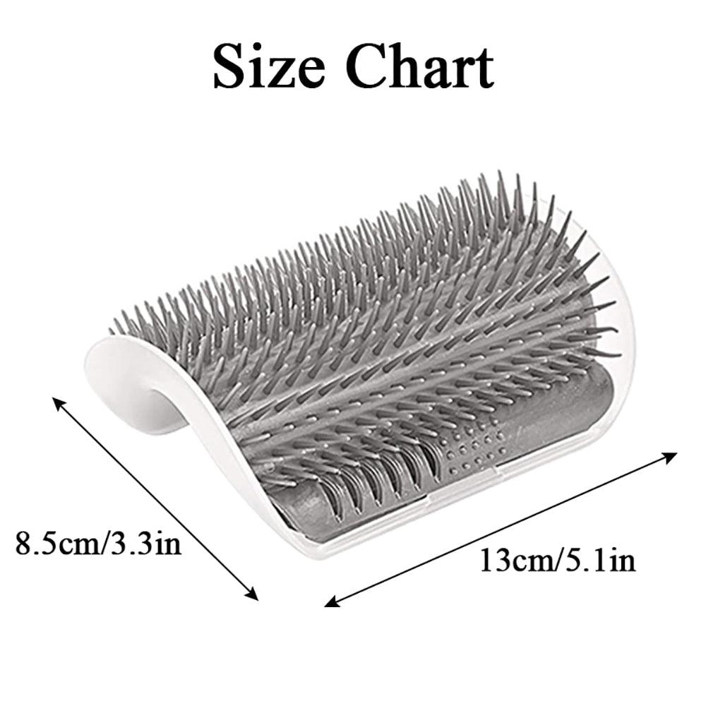 Massager for Cats Pet Products Pets Goods Brush Remove Hair Comb Grooming Table Dogs Care Accessories Things Strip Soft Cat Massage Brushes Wall Mounted Scraper for Kitten