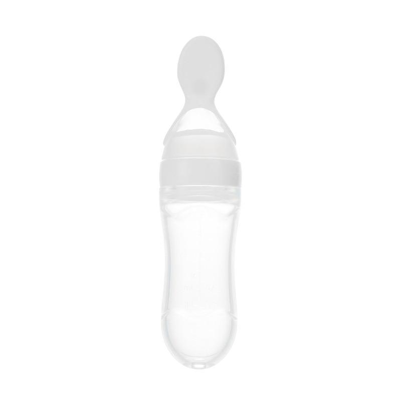 New Modern Baby Bottle Spoon Feeder Dropper Silicone Spoons for Feeding Medicine Kids Toddler Cutlery Utensils Children Accessories Newborn Bottle Spoon Ideal For Travel