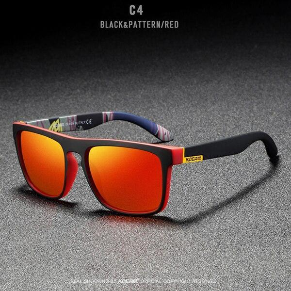 New Popular Mirror Polarized Sunglasses In Trend For Men An Woman With Ultralight Glasses Frame Square Sport Sunglasses With UV400 Protection
