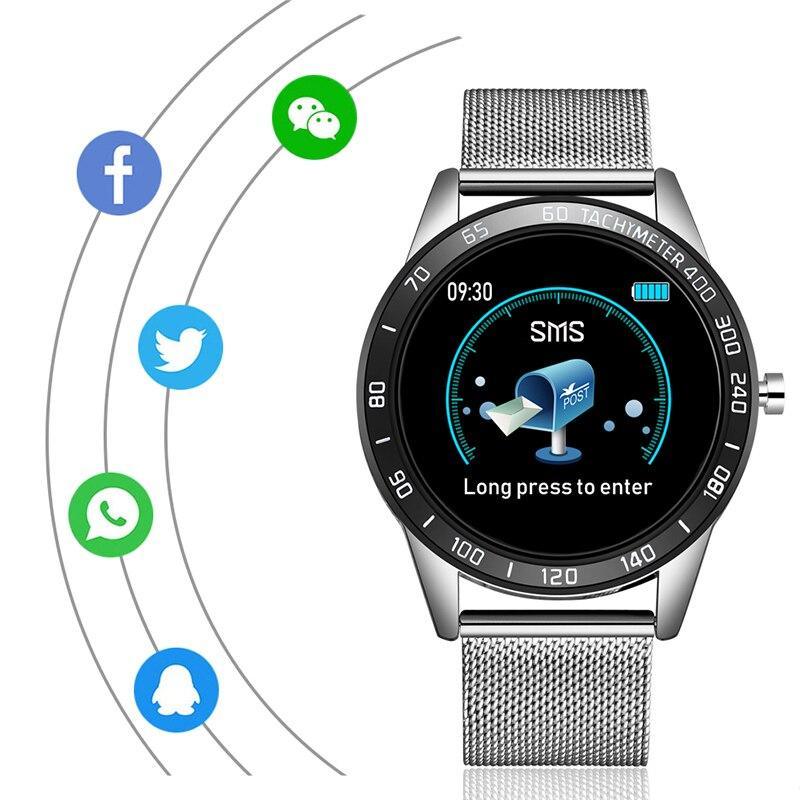 Modern Luxury New Smart Watch For Men and Women LED Color Screen And With Heart Rate Blood Pressure Tracker With Multi-Function Mode Sport Smartwatch fitness Tracker