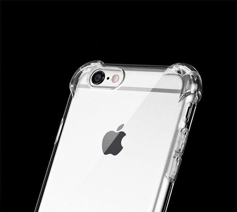 Classic Transparent Clear Soft Shockproof Phone Case Cover For iPhone Simple Phone Cases For iPhone XS 11 Pro MAX 6 6s 7 8 Plus Case Cover Silicone Case iPhone XR X 7 8 6 5 5S 5C Case For iphone