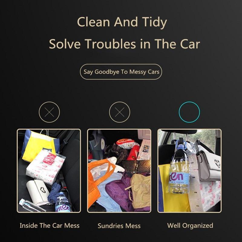 NEW Adjustable Car Headrest Hooks Mobile Stand Car Phone Holder Fastener Seat Back Hanger Clips For Bag Handbag Houseware For Phones