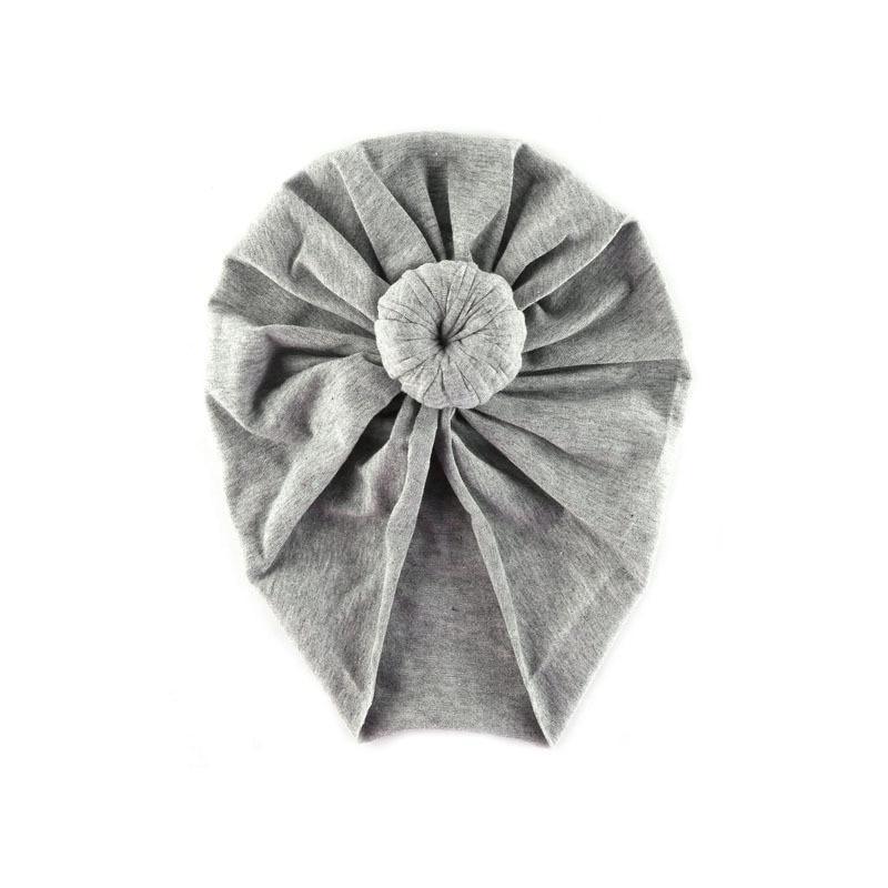 Infant Baby Headbands Solid Cotton Knot Turban Headband For Girls Beanie Hat Headwear For Girls