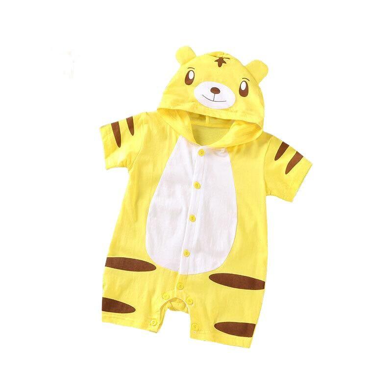 Infant Jumpsuit Summer Romper Cartoon Animal Print Girl and Boy Cotton Suit Newborn Romper Design