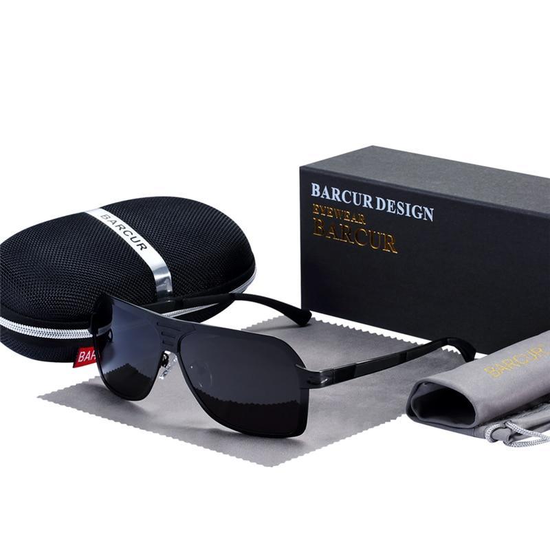 Brand Designer Driving Sunglasses for Men Polarized Sunglasses Men in Aviation Retro Design With High Quality Full Metal Frame and UV400 Protection