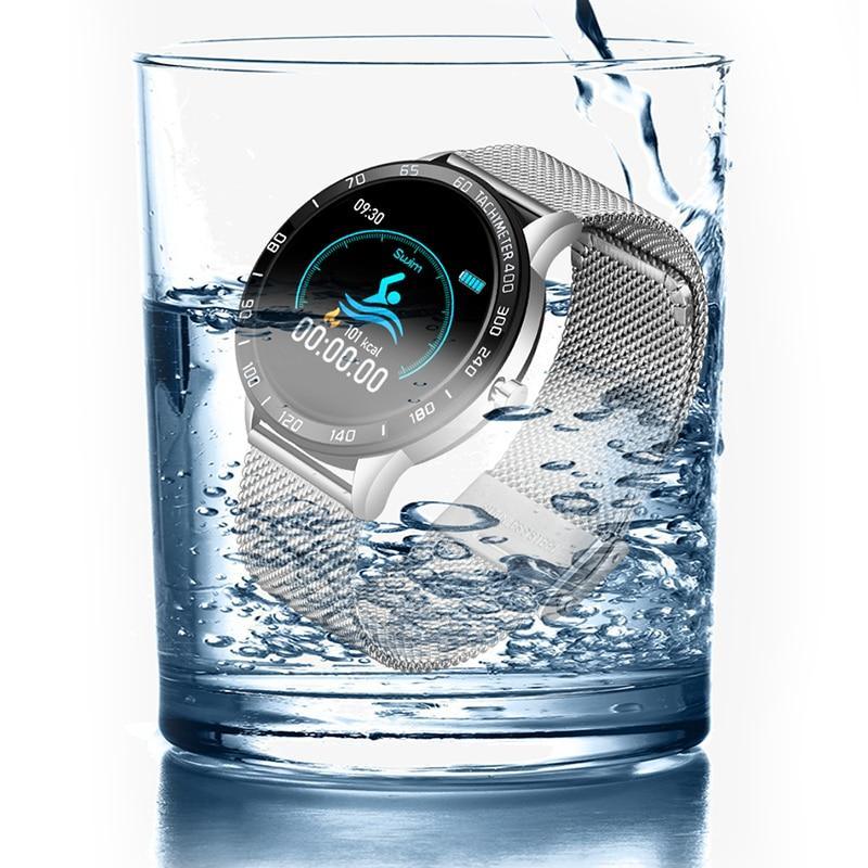 Modern Luxury New Smart Watch For Men and Women LED Color Screen And With Heart Rate Blood Pressure Tracker With Multi-Function Mode Sport Smartwatch fitness Tracker
