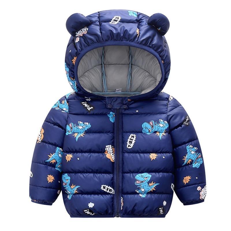 Baby Girls Winter Jackets For Children Spring Autumn Outerwear Hooded Infant Coats In Modern Design For Girls and Boys