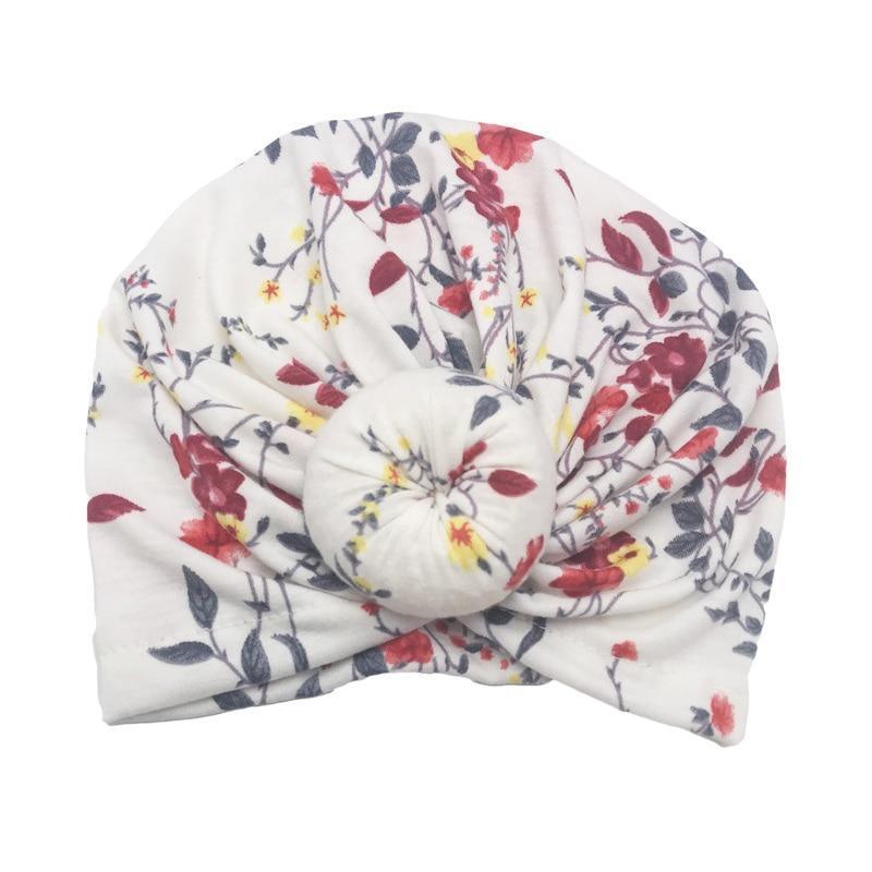 Infant Baby Headbands Solid Cotton Knot Turban Headband For Girls Beanie Hat Headwear For Girls
