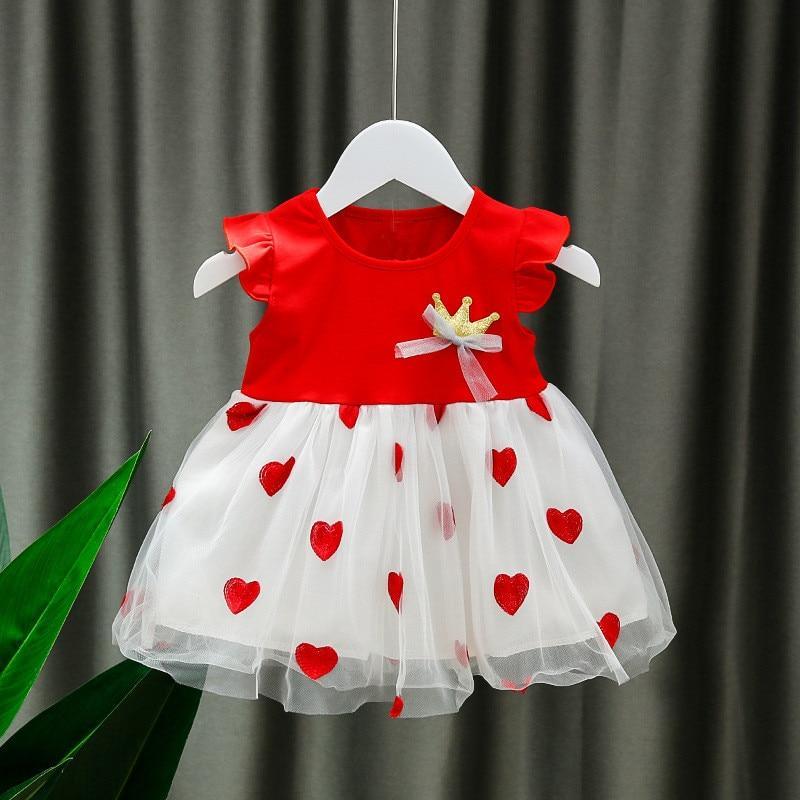 Modern Luxury elegant Newborn Baby Girl Dress for New Fashion Cute Princess Baby Dress Infant Clothing