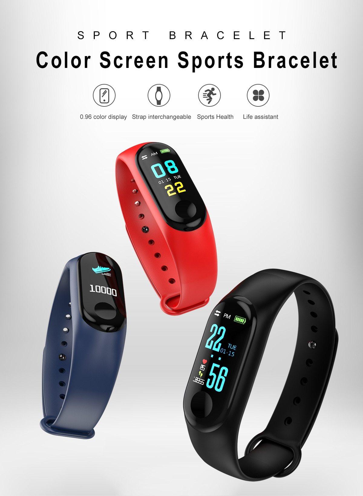 Smart Fitness Waterproof Sports Watches For IOS and Android Sistems Smartwatch With Heart Rate Monitor and Blood Pressure With Several Functions For Men Women and Kids
