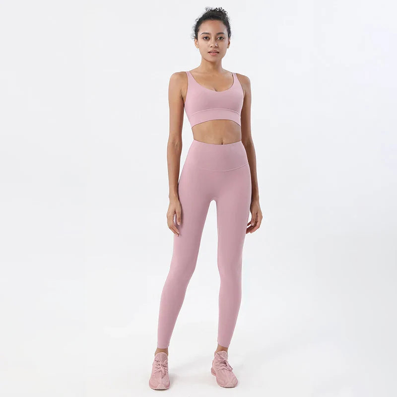 Sportswear Yoga Sets Leggings, & Crop Tops