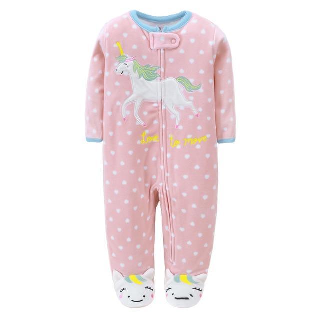 Home Love Romper Fleece Jumpsuit For Newborn Baby Boys And Baby Girl New Born Baby Clothes