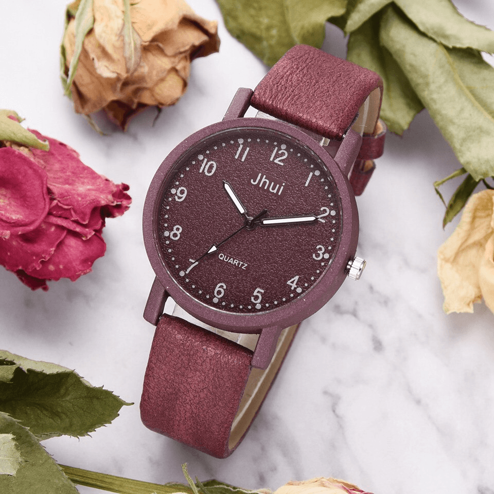 New Women's Fashion Leather Wrist Watch For Women and Ladies Excelent Gift For Women and Girls