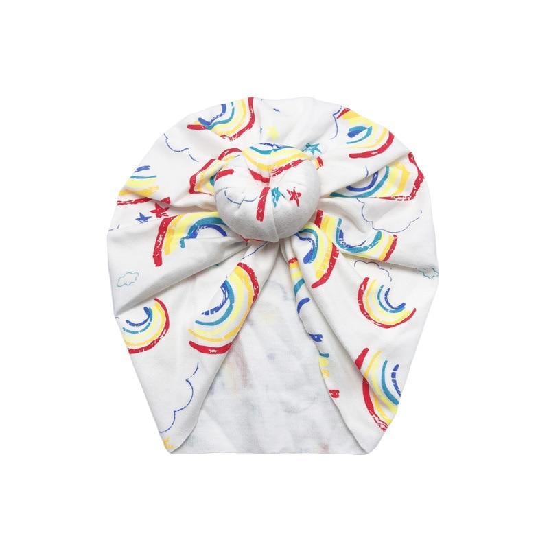 Infant Baby Headbands Solid Cotton Knot Turban Headband For Girls Beanie Hat Headwear For Girls