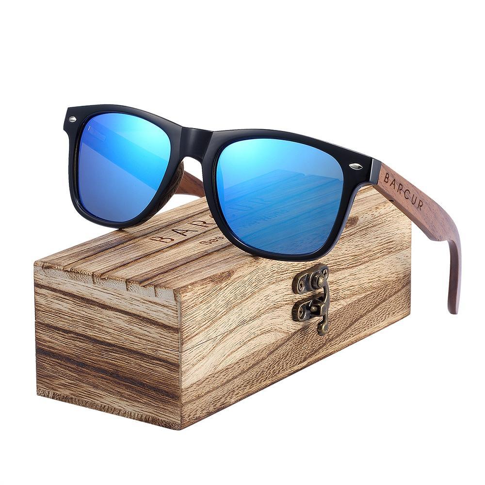Wood Elegant Modern Classic Universal Men and Woman Sunglasses With Polarized Glasses and UV400 Protection