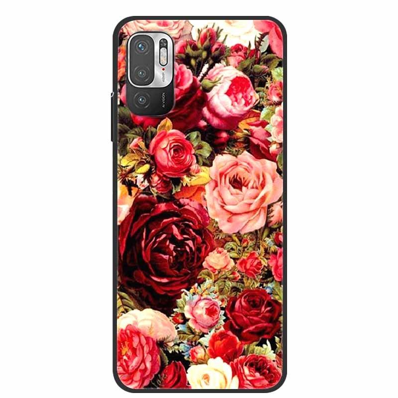 Classic Pattern Soft Slim Gel Silicone Back Cover Case For Xiaomi Redmi Note 10 5G Case Shockproof Soft silicone Back Cover For Redmi Note 10 5G Phone Cases Note10 5G Cute Cartoon