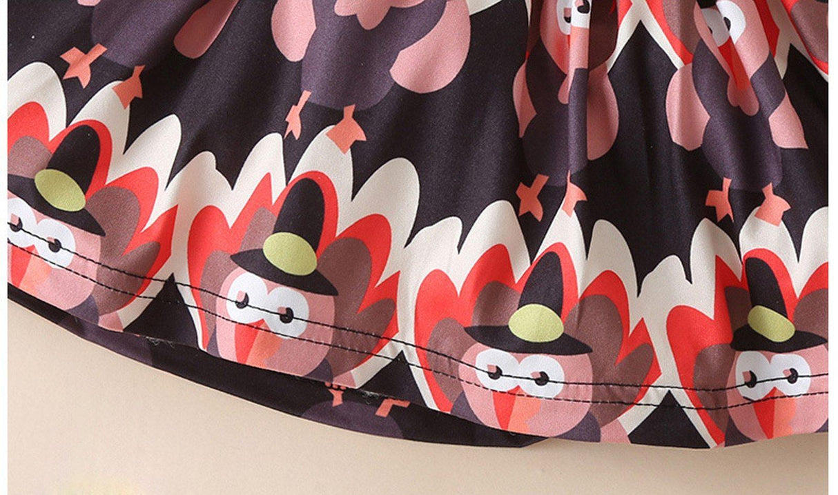 2 Pcs Newborn Baby Girls Clothes Set Romper Tops Suspender Skirt Dress Thanksgiving Winter Outfits