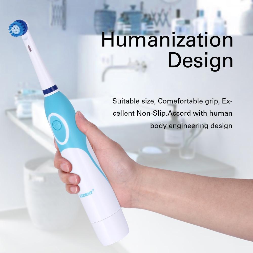 Modern Rotation Proffesional Electric Toothbrush with 4 & 8 Replacement Heads Deep Clean Battery Operated Tooth Brush Teeth Whitening Teethbrush For Adults