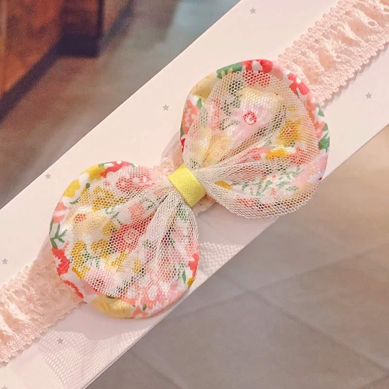 ILuxury Handmade Infant Child Hair Band Three-dimensional Alloy Rhinestone Crown Headdress Elastic Headband Turban For Baby Girls