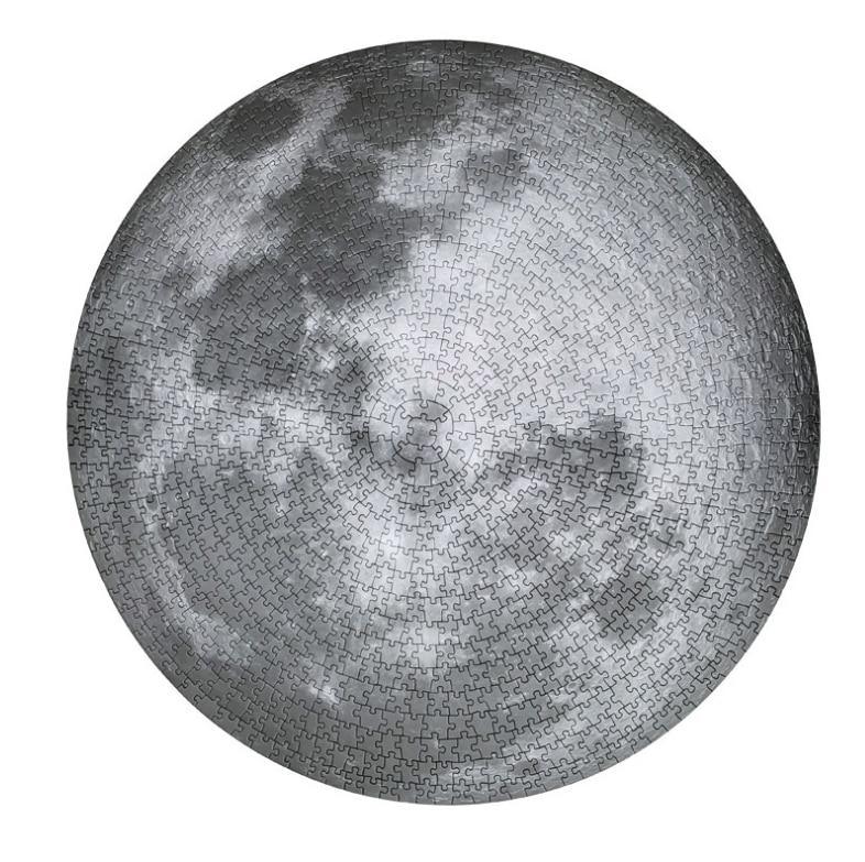 1000PCS/SETColorful Rainbow Round Geometrical Photo Planet Puzzle Adult Kids Educational Toy Puzzle